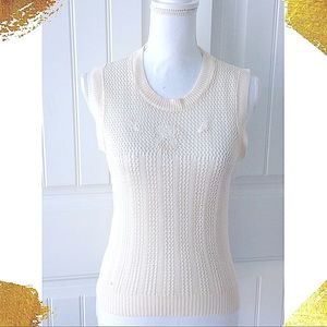 VINTAGE 50s/60s Sleeveless Knit Sweater